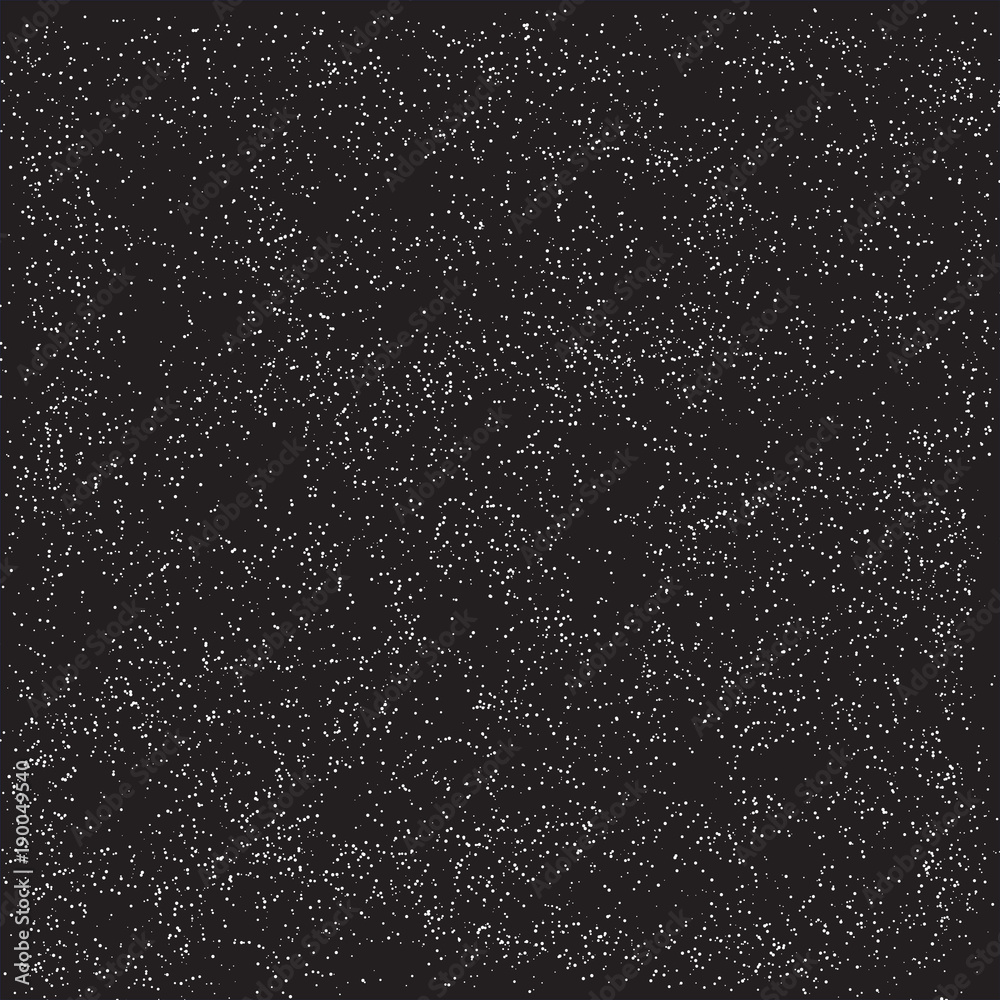 Black space with a lot of stars on black background. Vector.