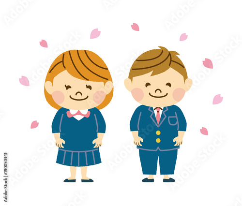 男女の学生