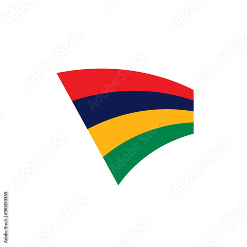 Free Download Mauritius flag, vector illustration - GFXLoad