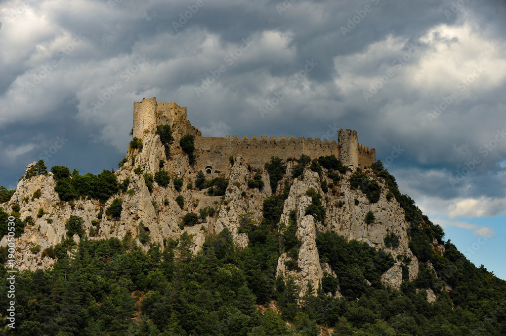 Cathar castle ruin