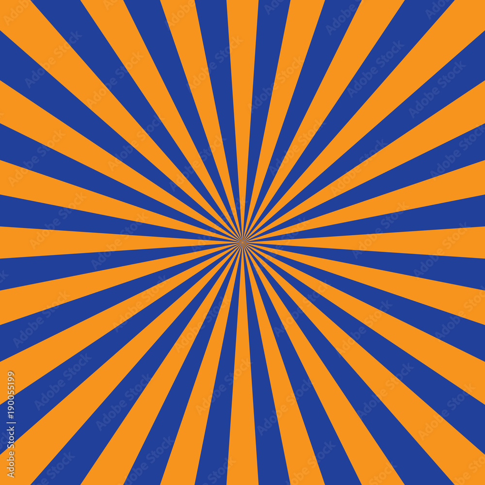 Obraz premium Sun beam ray sunburst pattern background summer. Shine Summer pattern.Vector.