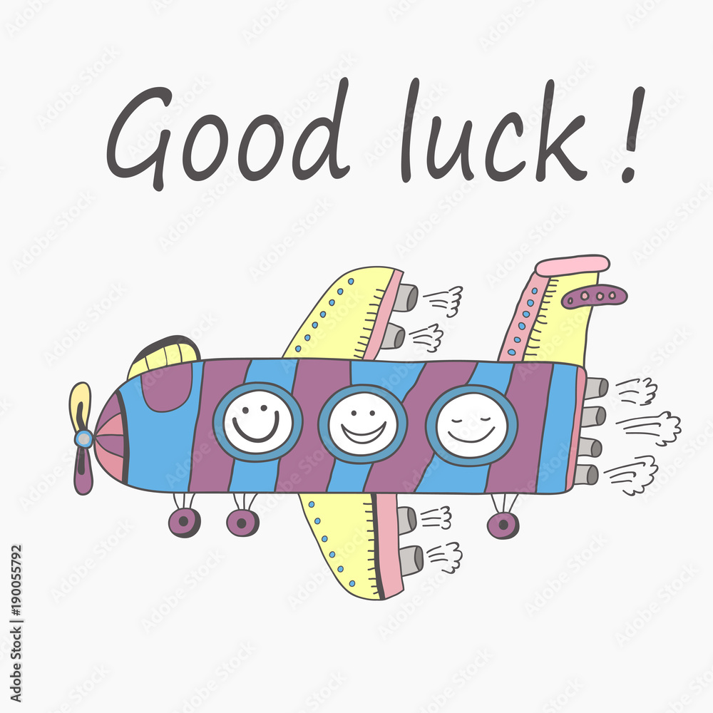 Fototapeta premium Good luck card
