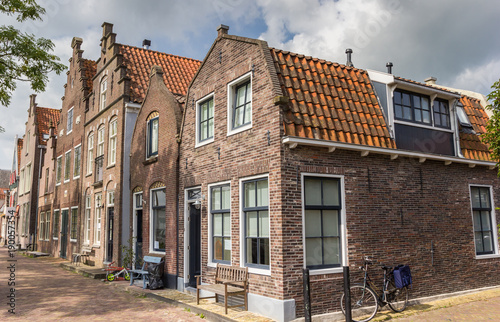 Old houses in the historic center of Edam