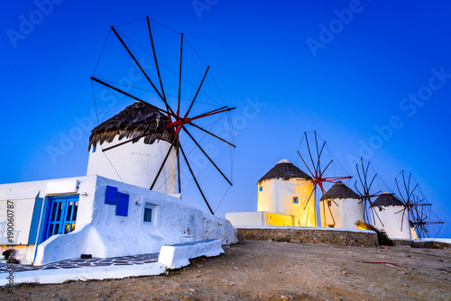 Mykonos, Kato Mili windmill, Greece
