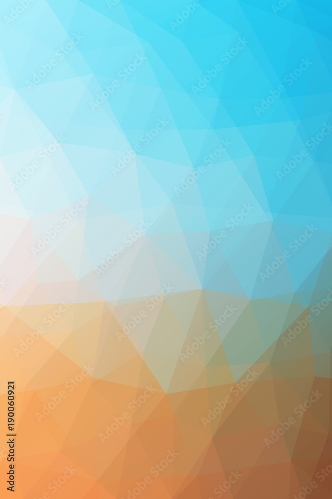Fototapeta premium Abstract triangular mosaic background
