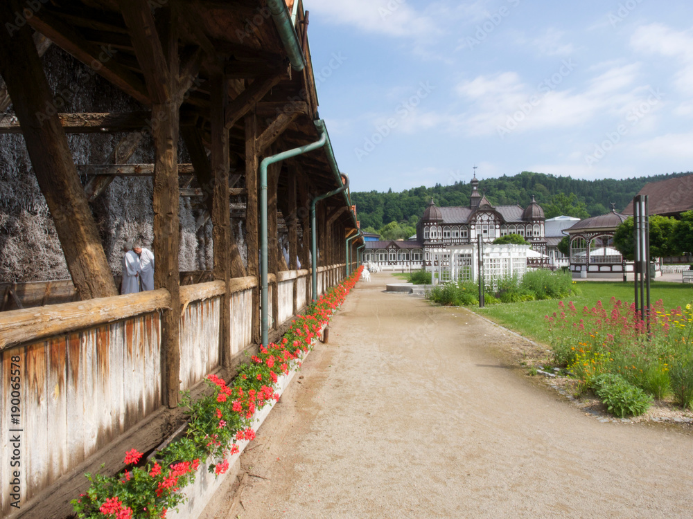 historisches Gradierwerk mit Bad in Bad Salzungen historisches Gradierwerk mit Bad in Bad Salzungen
