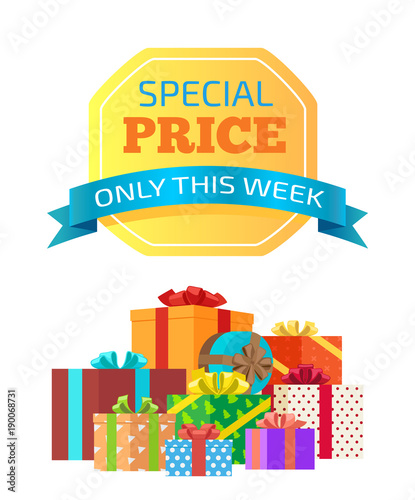 Special Price Only This Week Vector Illustration