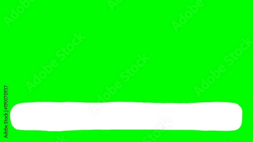 Animated 2D Crazy Liquid White Lower Third.  Lower appears from the drops, and dissolves in drops. Green screen - Chroma key. With alpha matte.