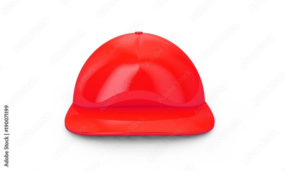 Fototapeta premium caps isolated on white background. 3d render