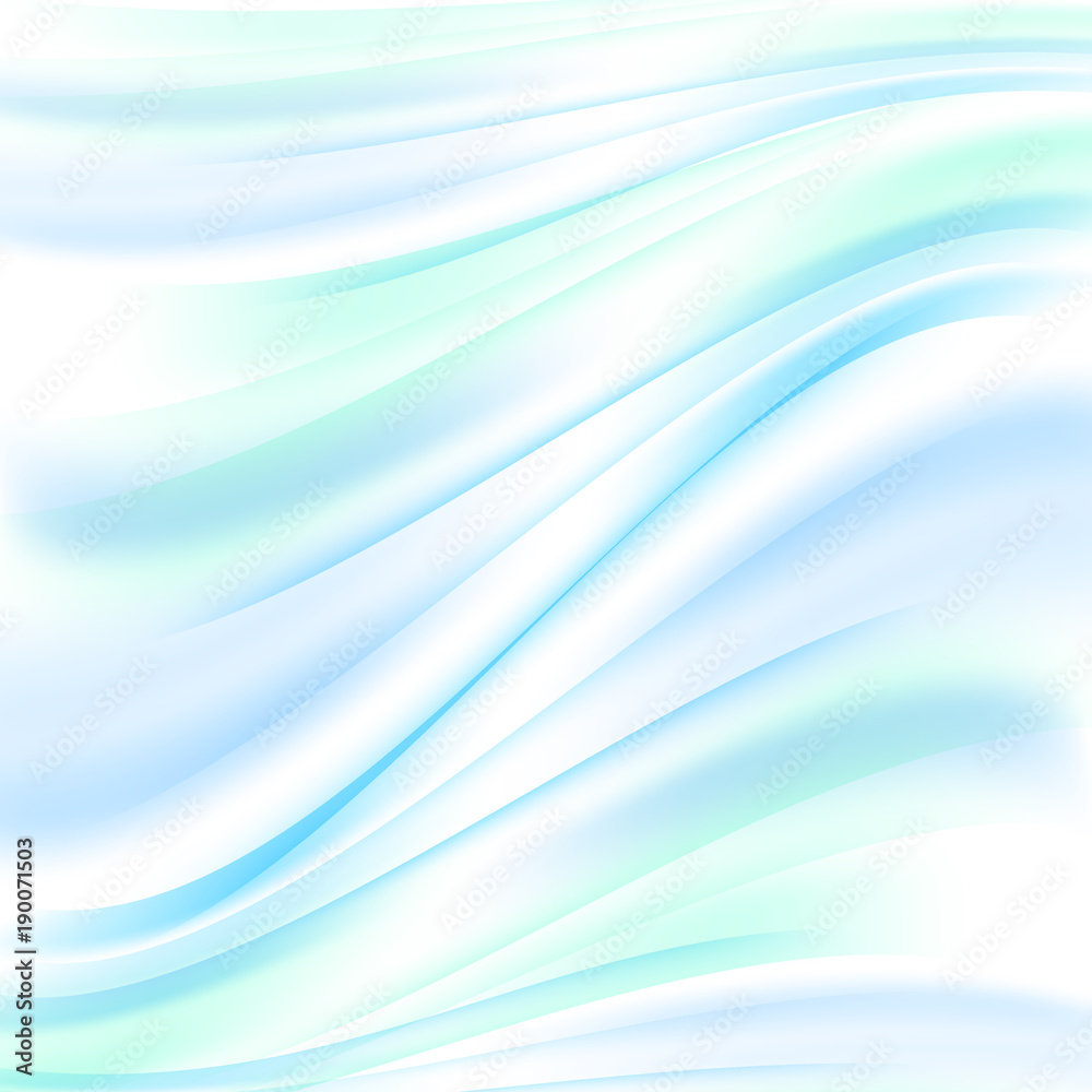 Abstract vector background, blue waved lines for brochure, website, flyer design.