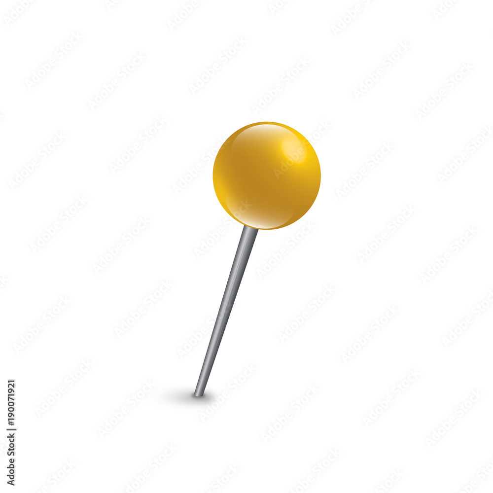 yellow sphere pin 2