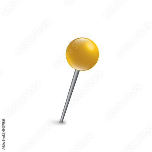 yellow sphere pin 2