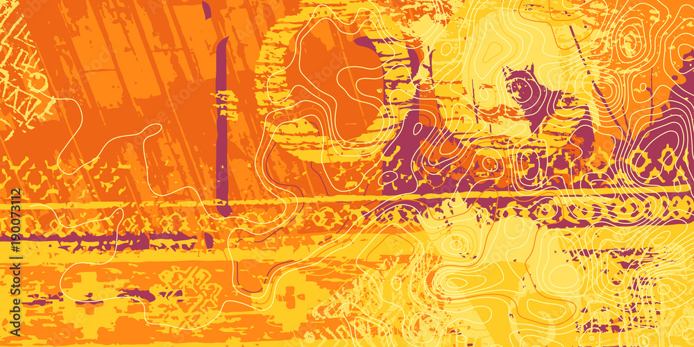 Naklejka premium abstract digital background