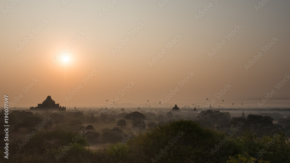 Bagan balloon sunrise