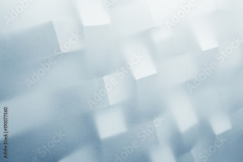 Abstract geometric shapes, light blue background