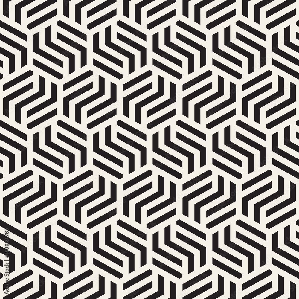 Vector seamless abstract shapes pattern. Modern stylish stripes texture. Repeating geometric tiles Vector seamless abstract shapes pattern. Modern stylish stripes texture. Repeating geometric tiles