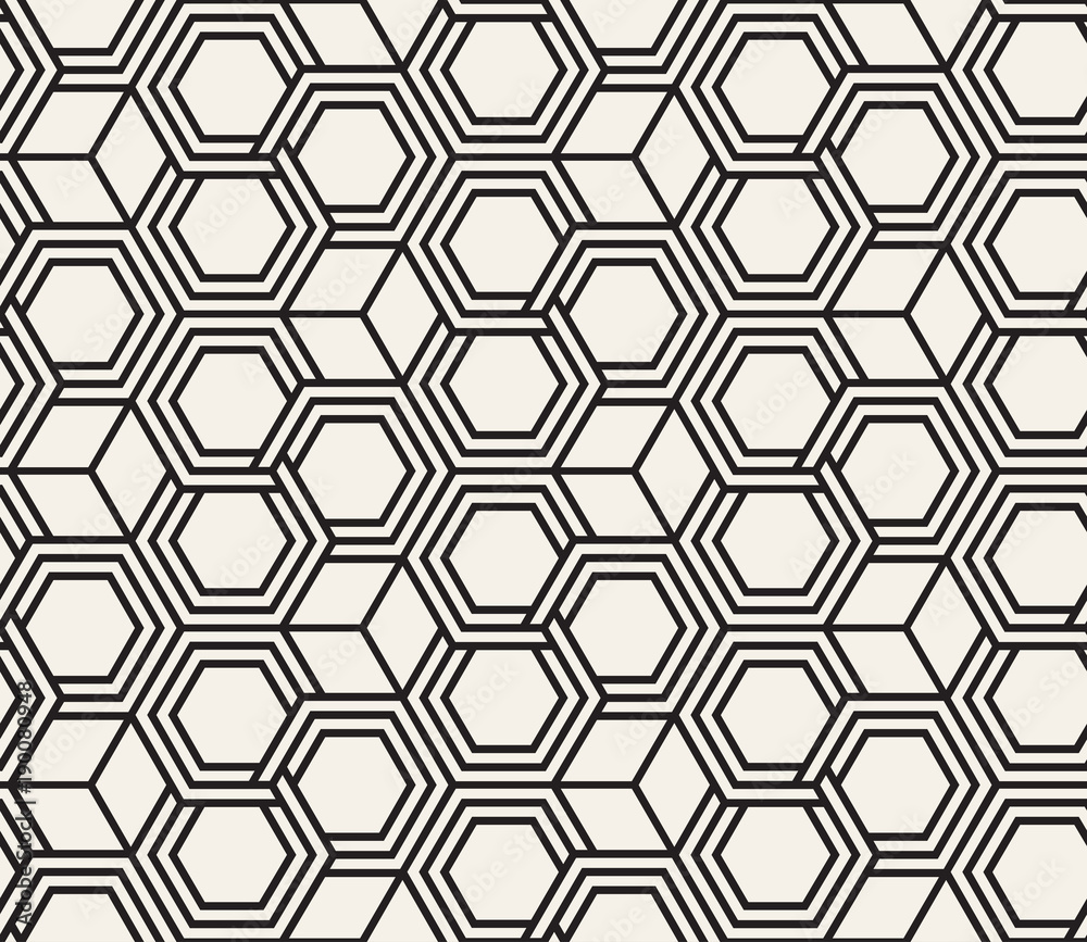 Vector seamless pattern. Modern stylish abstract texture. Repeating geometric shapes from striped elements Vector seamless pattern. Modern stylish abstract texture. Repeating geometric shapes from striped elements