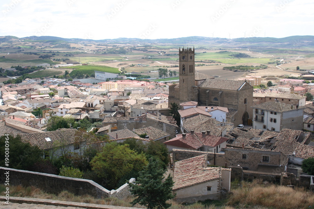 Artajona cité médiévale forteresse rempart Navarre