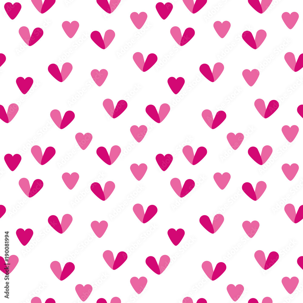 vector seamless background pattern hearts