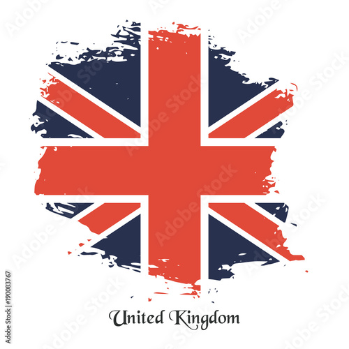 Vector British flag.