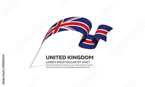 United Kingdom flag background