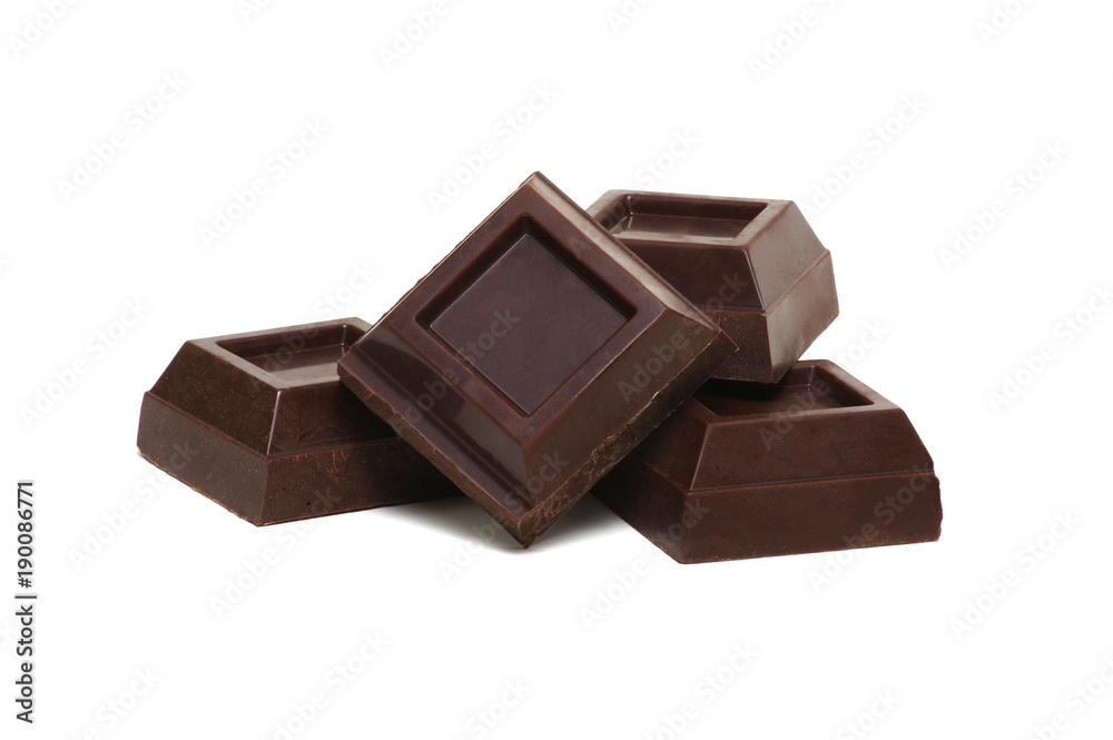 broken bar of dark chocolate broken bar of dark chocolate