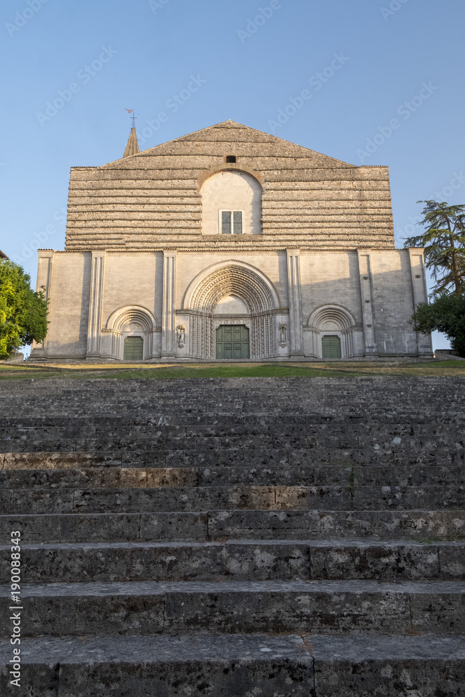 Fototapeta premium Church of San Fortunato in Todi, Umbria