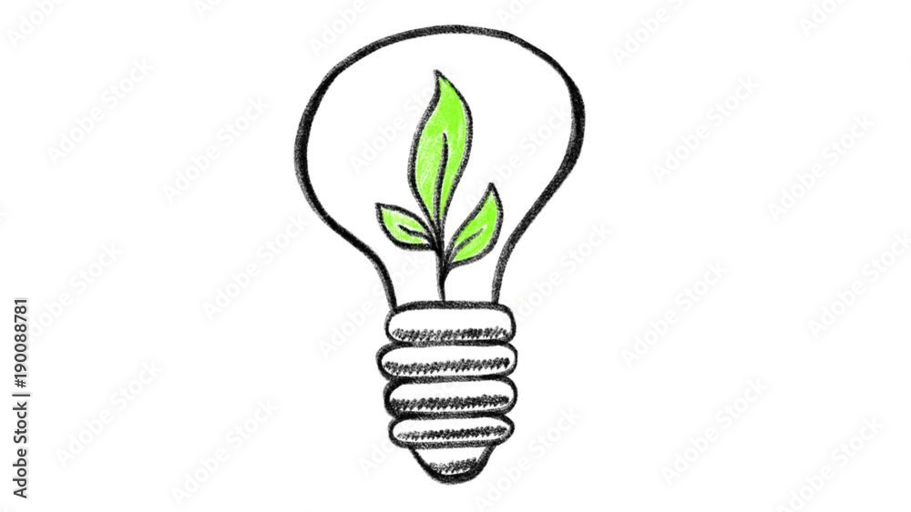 Light bulb hand drawn animation Light bulb hand drawn animation