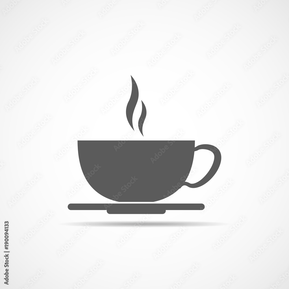 Coffee cup icon. Vector illustration Coffee cup icon. Vector illustration