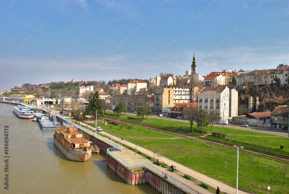 Belgrade - Old Town (picture taken from Branko's Bridge)