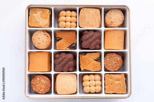 Merry gift box, fine gold biscuits gift box,