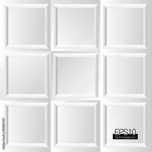 Design white frames background