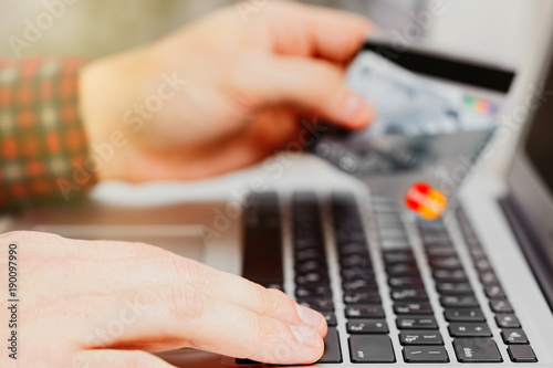 Wallpaper Mural Online payment via credit card concept Torontodigital.ca