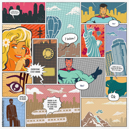 The Page Comics Layout Concept