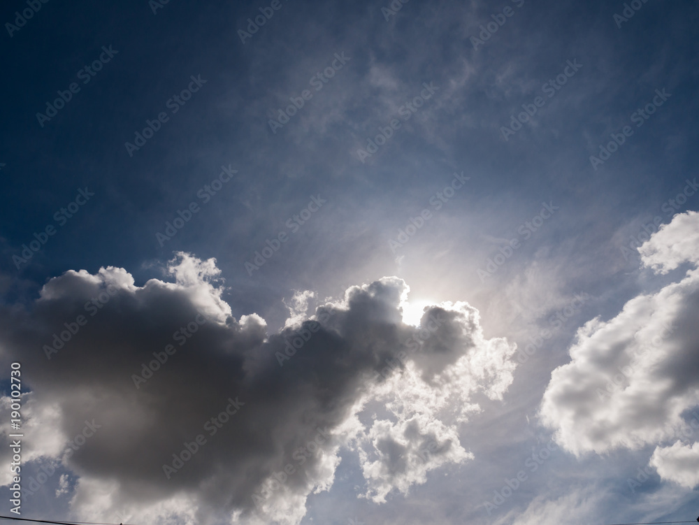 Obraz premium Cloud Obscured The Sun