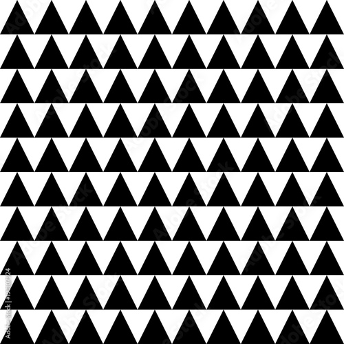 triangle seamless pattern Memphis style background