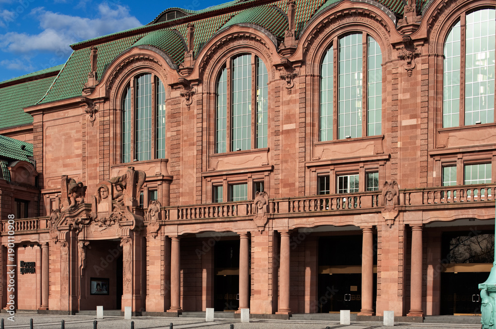 Fototapeta premium Kongress- und Tagungszentrum Rosegarten in Mannheim