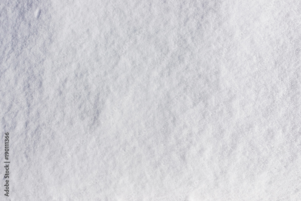 Fresh snow texture or winter natural white background
