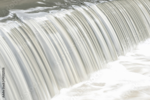 Close up waterfall