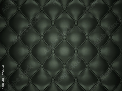 Black leather background with buttons © Arsgera