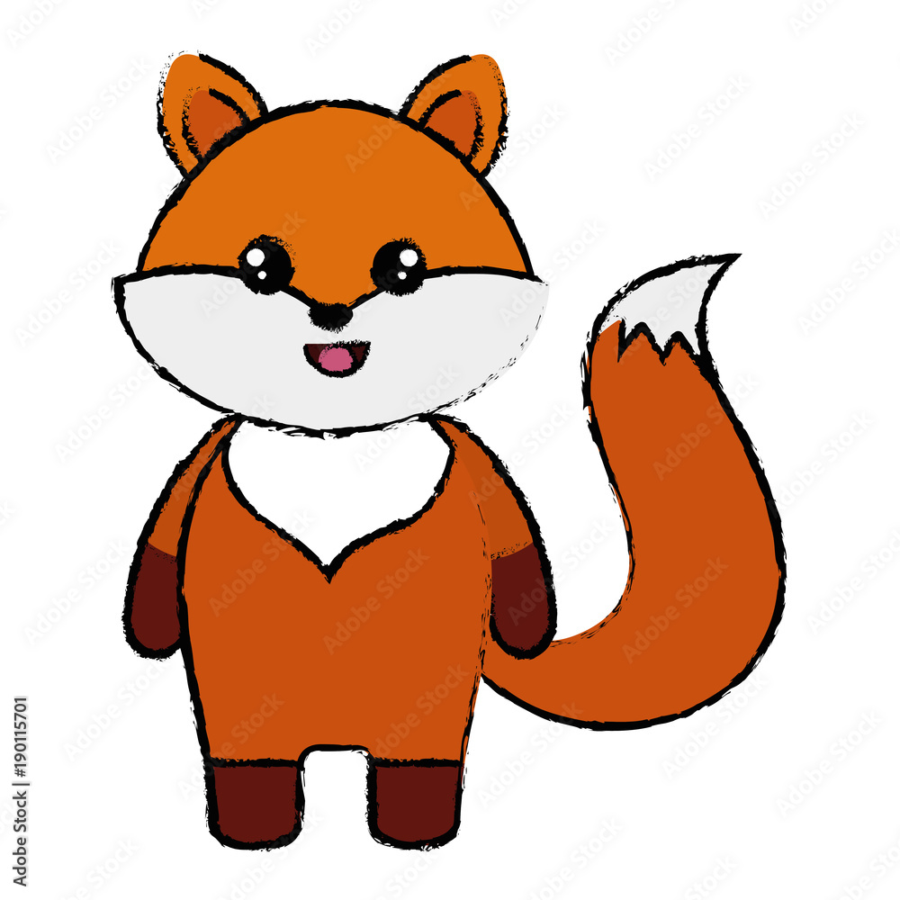 cute and tender fox character cute and tender fox character