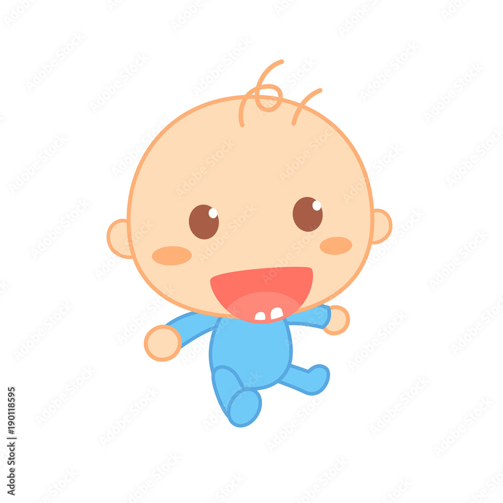 First tooth. Cute baby milestone. First tooth. Cute baby milestone.