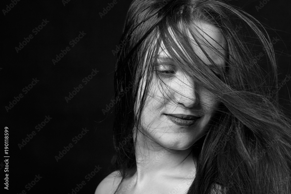 sensual woman smiling sensual woman smiling