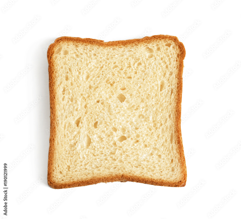 Tasty fresh toast on white background Tasty fresh toast on white background