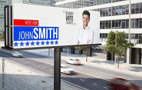 city political advertising photo