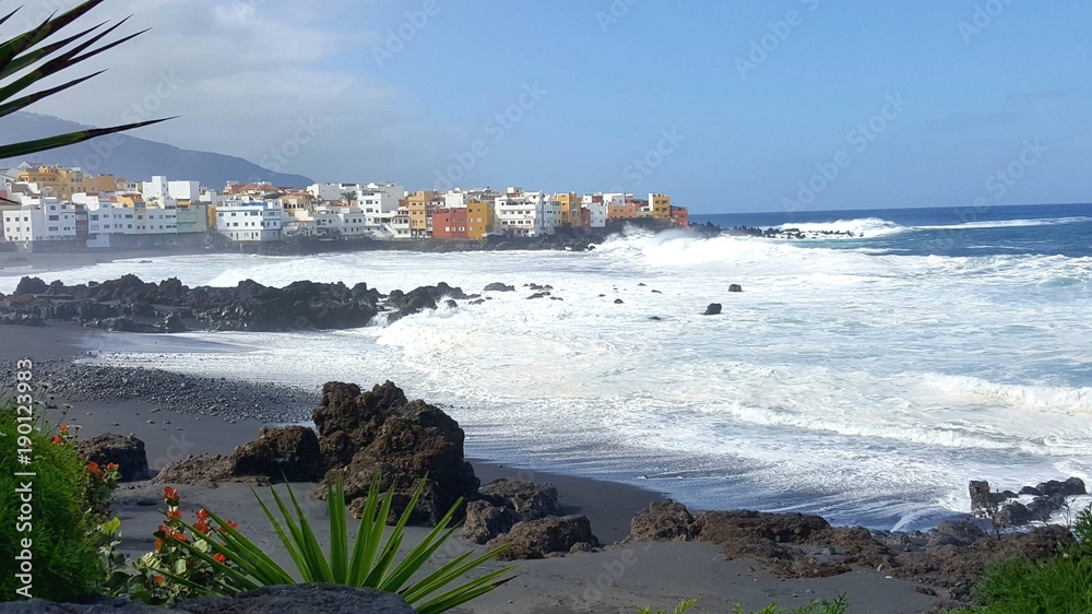 Puerto de la Cruz - Teneriffa - obrazy, fototapety, plakaty 