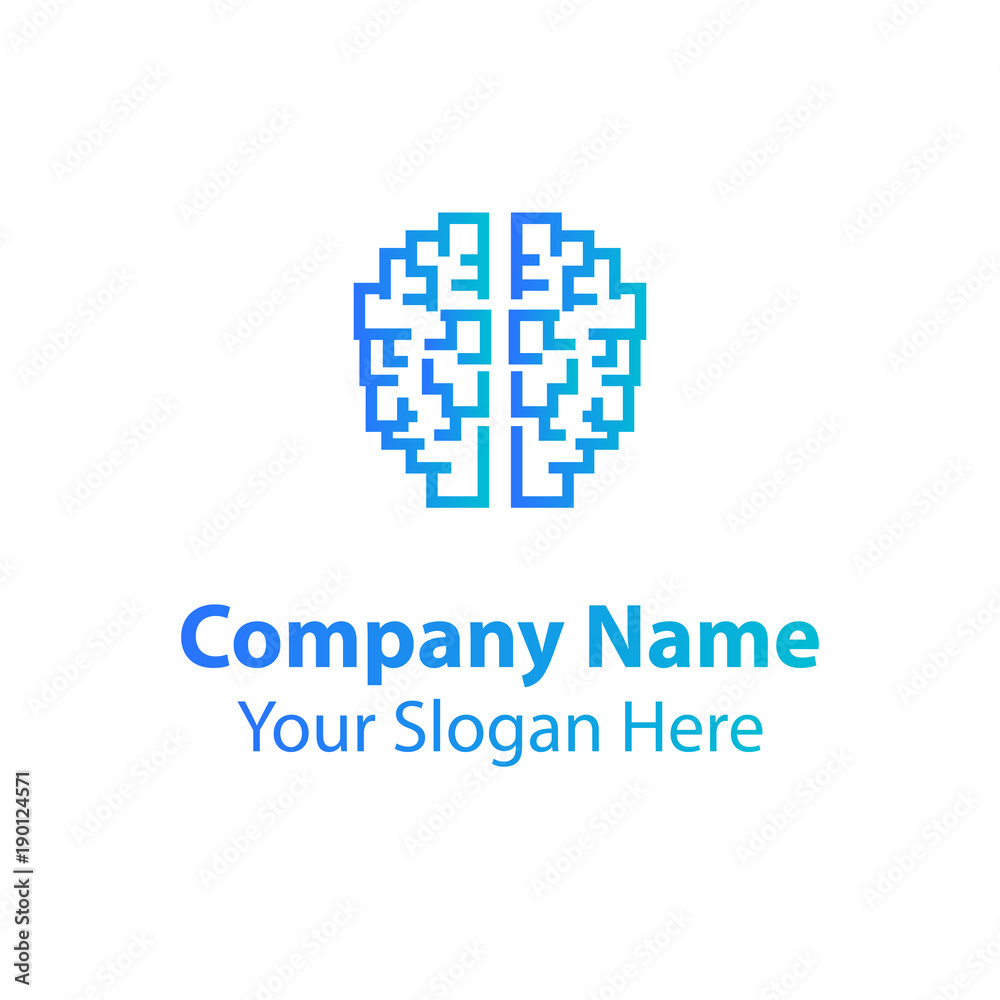 Brain logo design, learning and design icons Brain logo design, learning and design icons