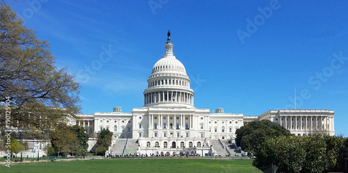 United States Capitol Building, on Capitol Hill in Washington DC, USA. photo