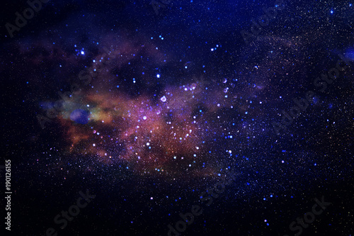 Fototapeta Naklejka Na Ścianę i Meble -  Galaxy and nebula . Starry outer space background texture