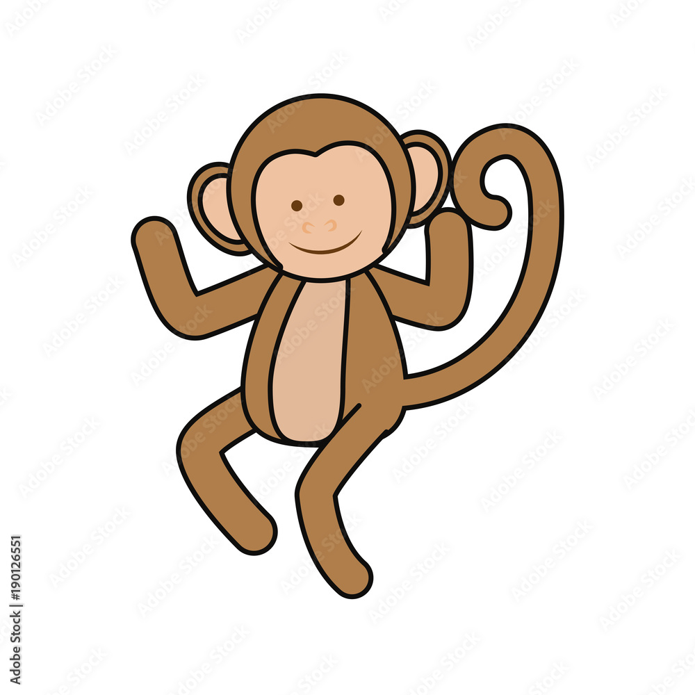 monkey vector illustration